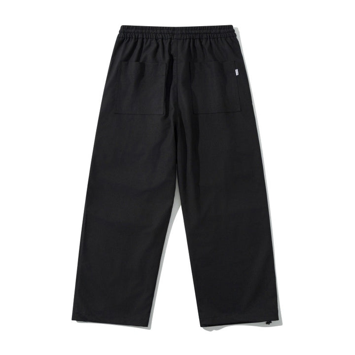Unisex Weite Utility-Cargohose mit elastischem Bund, Kordelzug und verstellbarem Saum Echoarchiv