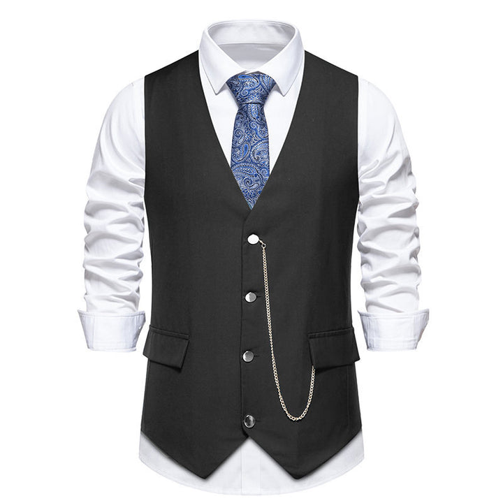 Herren elegante Weste mit feinen Details und modernen Akzenten Echoarchiv
