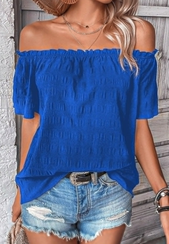 Damen Off-Shoulder Bluse Echo Archiv