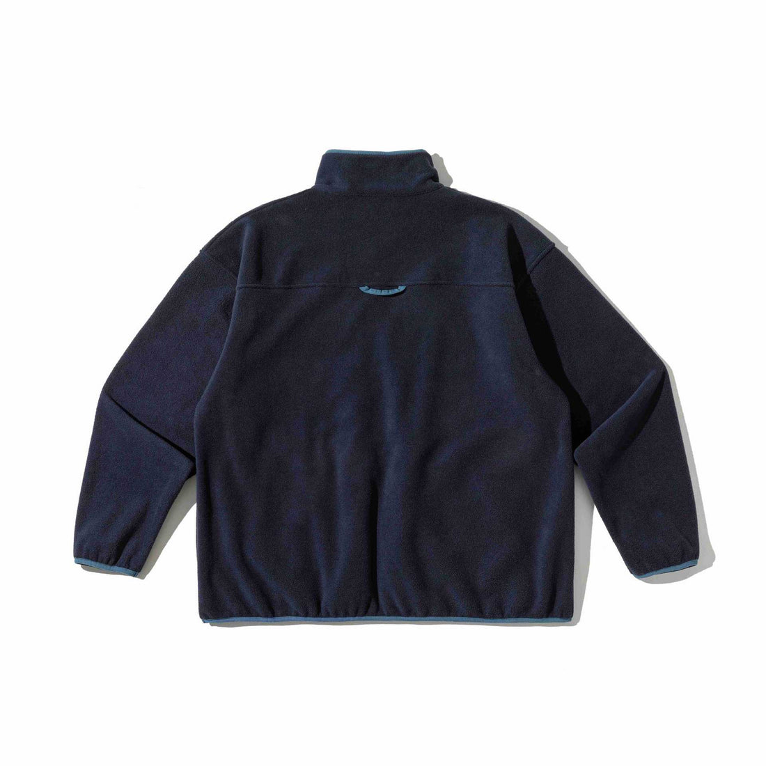 Unisex Fleece-Pullover mit halbhohem Reißverschluss, Kängurutasche und Collegestyle-Stick Echoarchiv