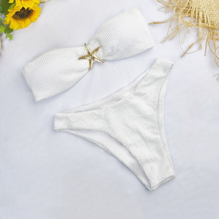 Damen Bandeau-Bikini mit funkelndem Sternen-Detail Echo Archiv