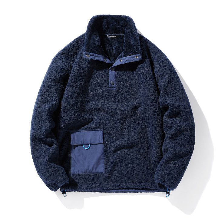 Herren Strapazierfähige Fleecejacke mit funktionalem Kragen Echo Archiv
