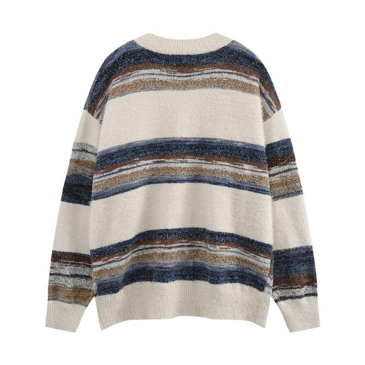Damen Modische Strickjacke mit V-Ausschnitt Echoarchiv