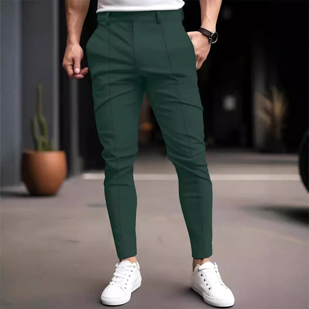 Herren Slim-Fit Chinohose mit praktischen Taschen Echoarchiv