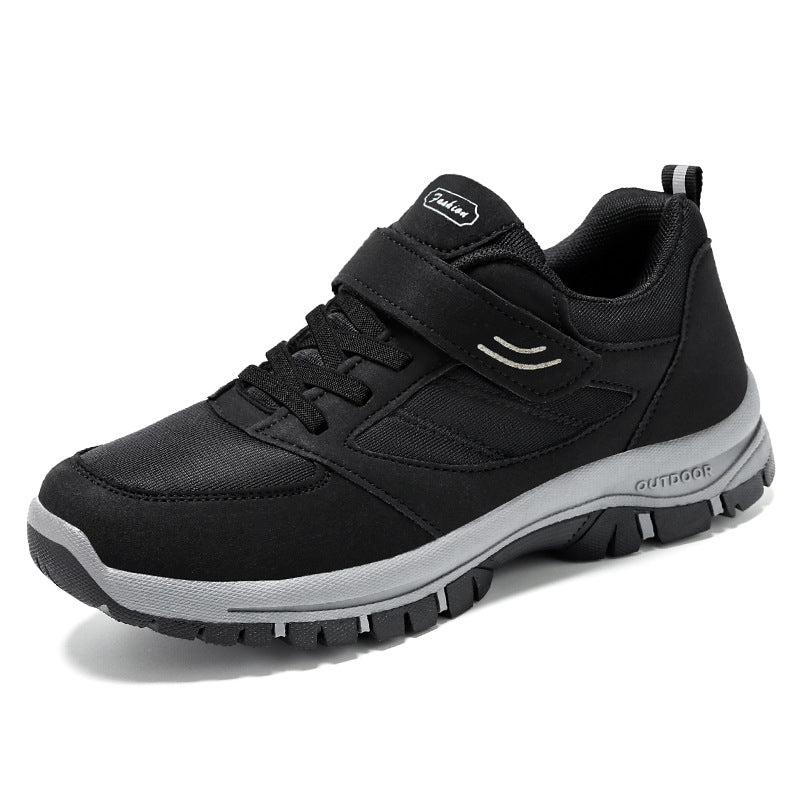 Herren nan robuste Outdoor-Sneaker mit Klettverschluss, atmungsaktivem Strickoberteil und profilierter rutschfester Sohle Echo Archiv