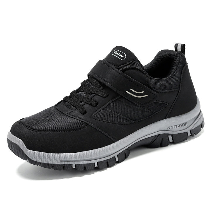Herren nan robuste Outdoor-Sneaker mit Klettverschluss, atmungsaktivem Strickoberteil und profilierter rutschfester Sohle Echo Archiv