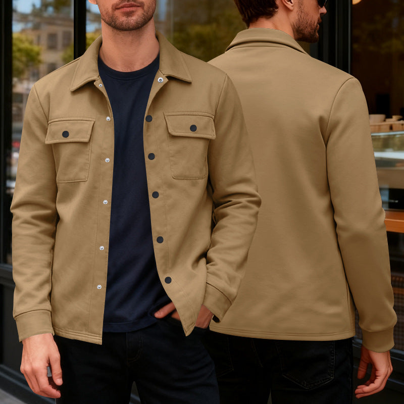 Herren Moderne Überziehjacke mit praktischen Taschen Echoarchiv