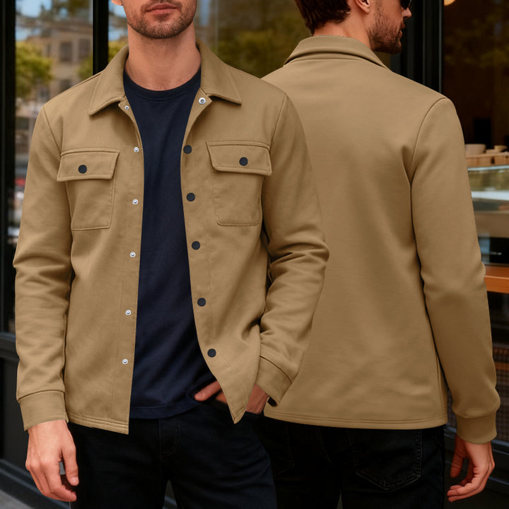 Herren Moderne Überziehjacke mit praktischen Taschen Echoarchiv