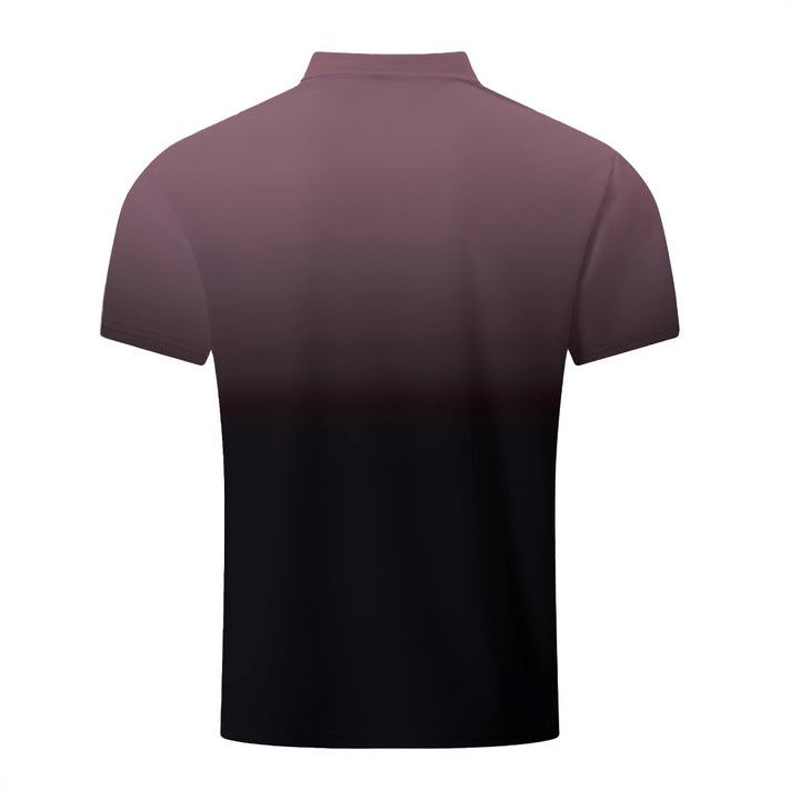 Herren Poloshirt mit modernem Farbverlauf Echoarchiv