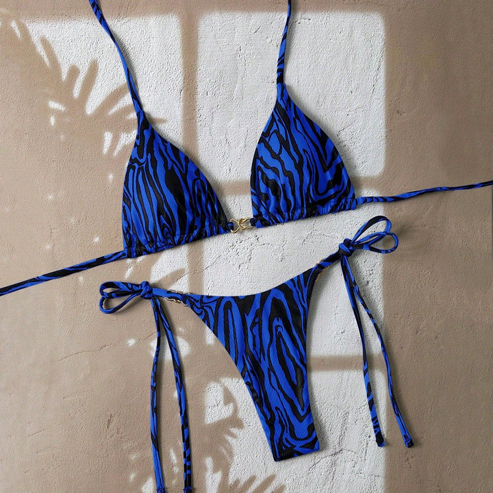 Damen Triangel-Bikini mit aufregendem Leopardenmuster Echo Archiv
