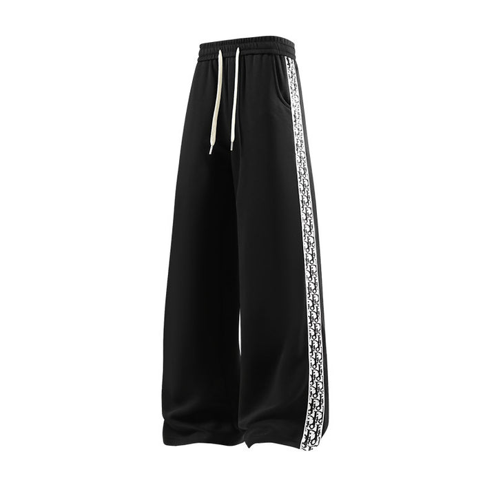 Damen Extraweite Lounge-Sweathose mit seitlichem Logoband und Komfortbund Echo Archiv