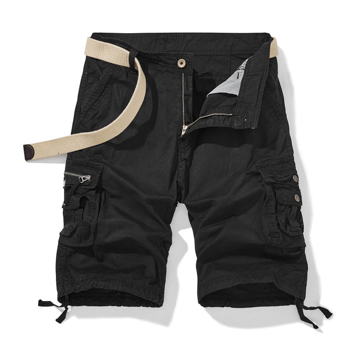 Herren Cargo-Shorts mit vielseitigen Funktionstaschen und verstellbarem Gurt Echoarchiv