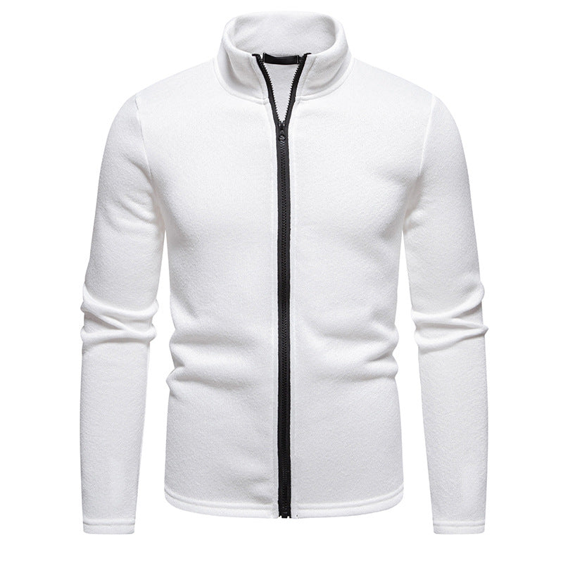 Herren Fleecejacke mit hohem Kragen und praktischem Reißverschluss Echoarchiv