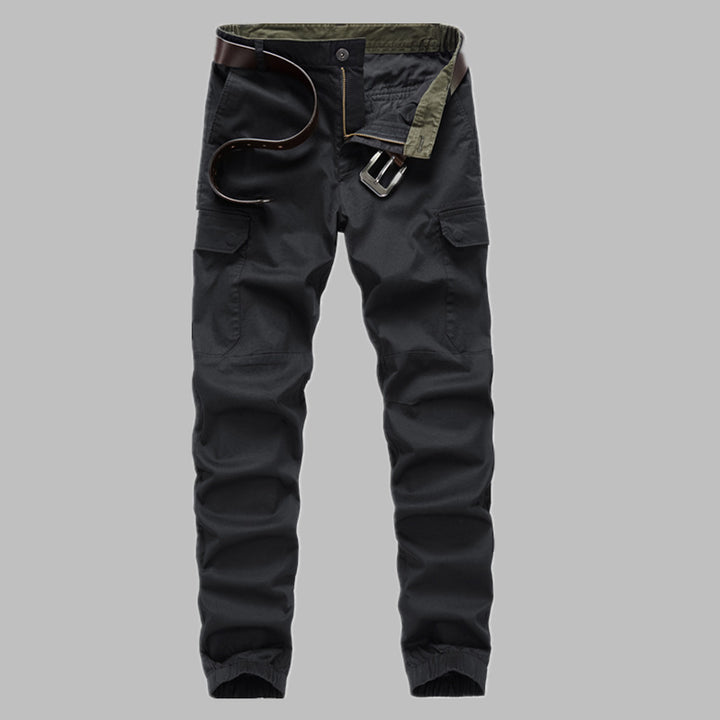 Herren Cargo-Joggerhose mit elastischem Beinbund, Knieeinsatz und Multifunktions-Taschen Echo Archiv