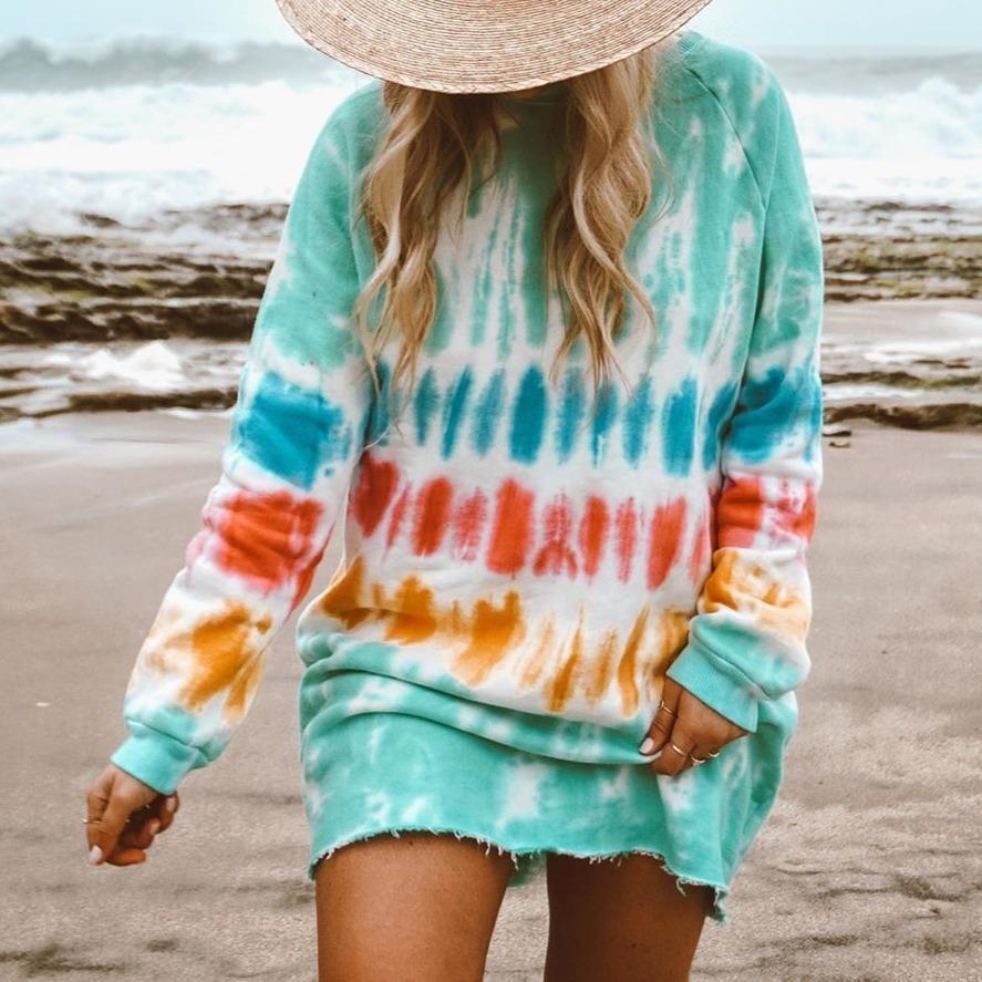 Damen Oversized Tunika-Wollkleid Echoarchiv