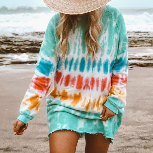 Damen Oversized Tunika-Wollkleid Echoarchiv