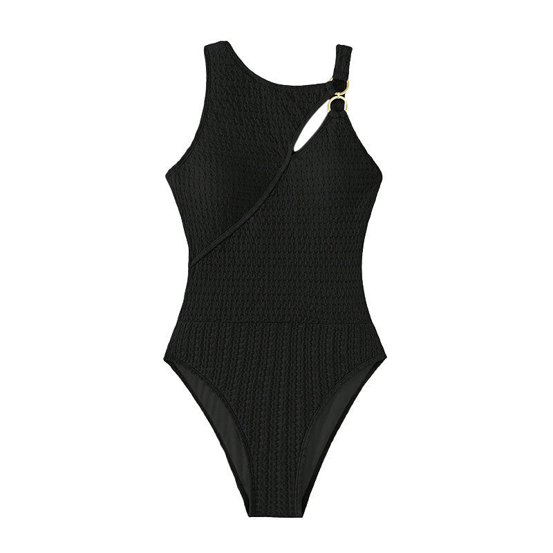 Damen eleganter Einteiler Badeanzug mit raffiniertem Schnitt Echo Archiv