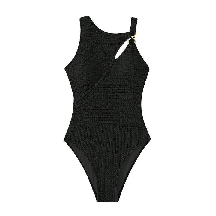 Damen eleganter Einteiler Badeanzug mit raffiniertem Schnitt Echo Archiv