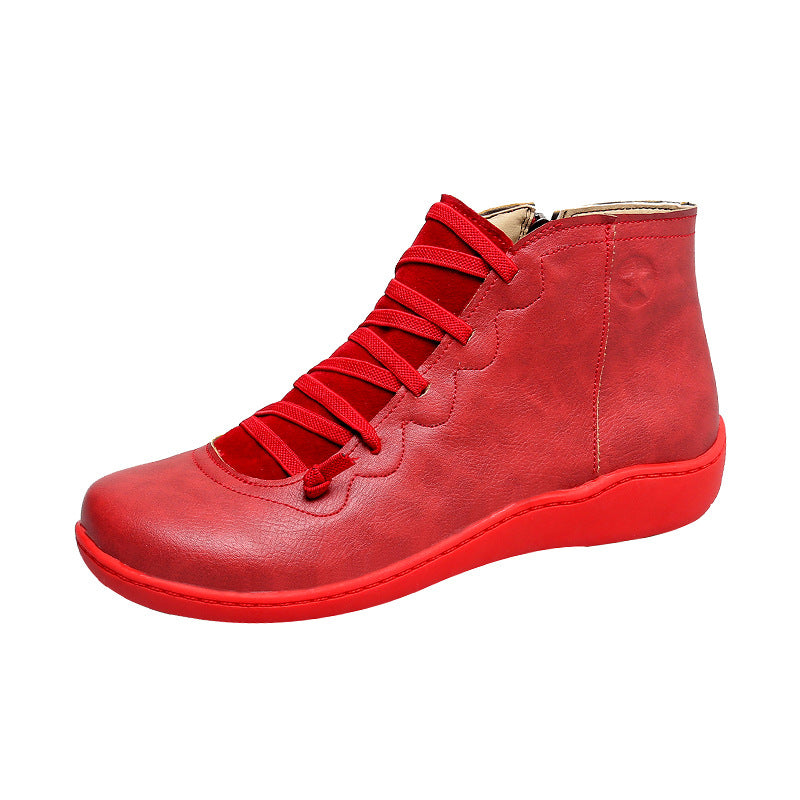 Damen komfortabler Schnür-Bootie mit ergonomischem Fußbett, weichem Schaft und flexibler Profilsohle Echo Archiv