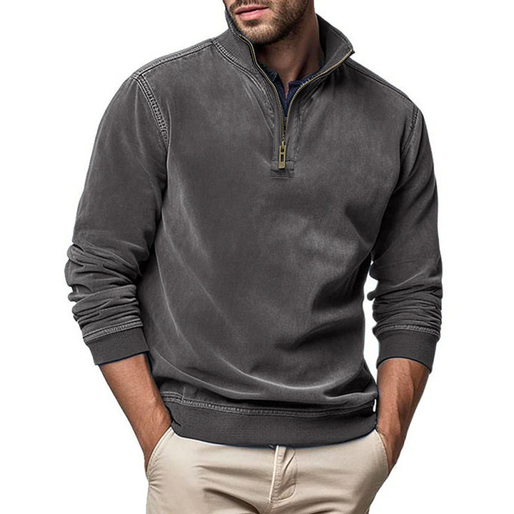 Herren modischer Stehkragenpullover Echoarchiv