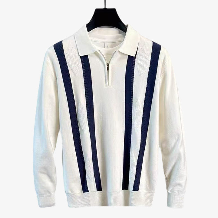 Herren Stilvolles Kurzarm Poloshirt mit strukturiertem Design Echo Archiv