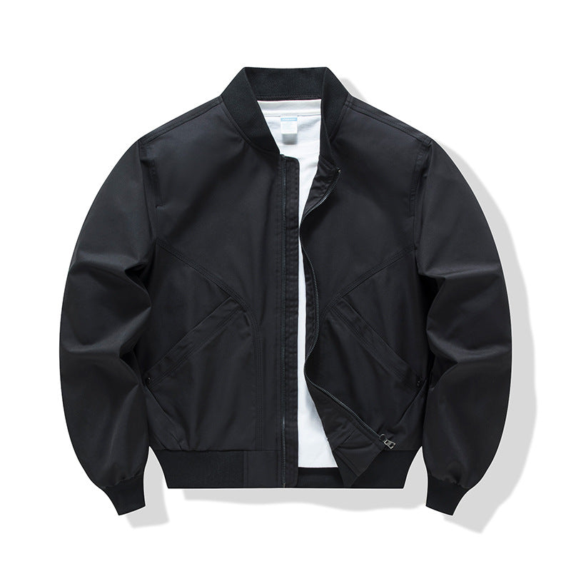 Herren Leichte Übergangsjacke mit hohem Kragen und praktischen Taschen Echo Archiv