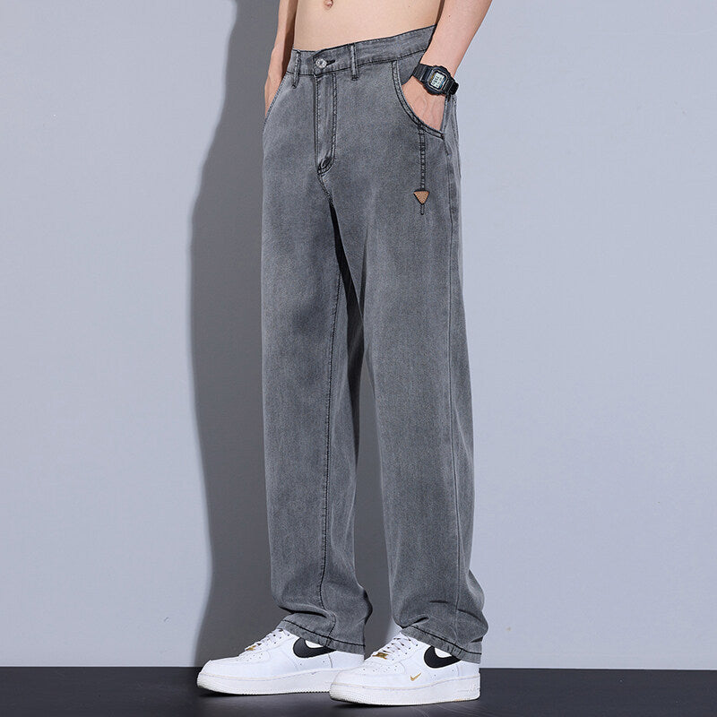 Herren weite Denim-Hose Echoarchiv