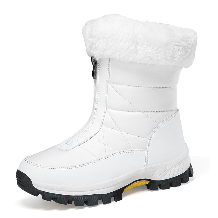 Damen Gefütterte Thermo-Winterstiefel mit Reißverschluss und rutschfester Profilsohle Echo Archiv