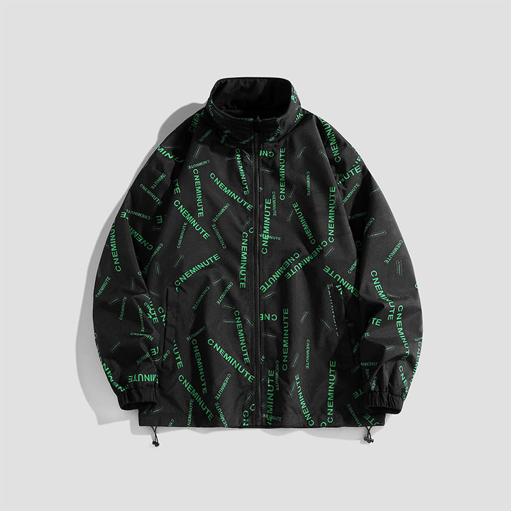 Damen leichte Windbreaker Jacke Echo Archiv