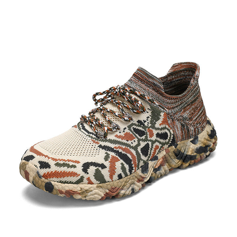 Unisex nan gestrickter Sockensneaker mit tarnmotivierter, stoßdämpfender Profilsohle Echo Archiv