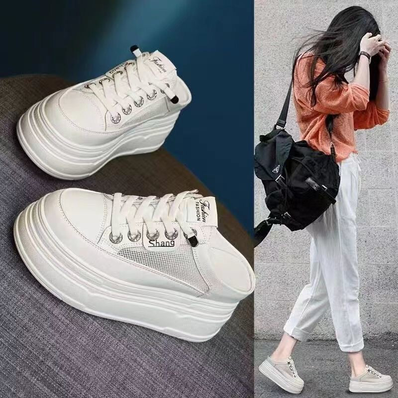 Damen Plateausneaker mit atmungsaktiver Mesh-Oberfläche und trendigem Design Echo Archiv