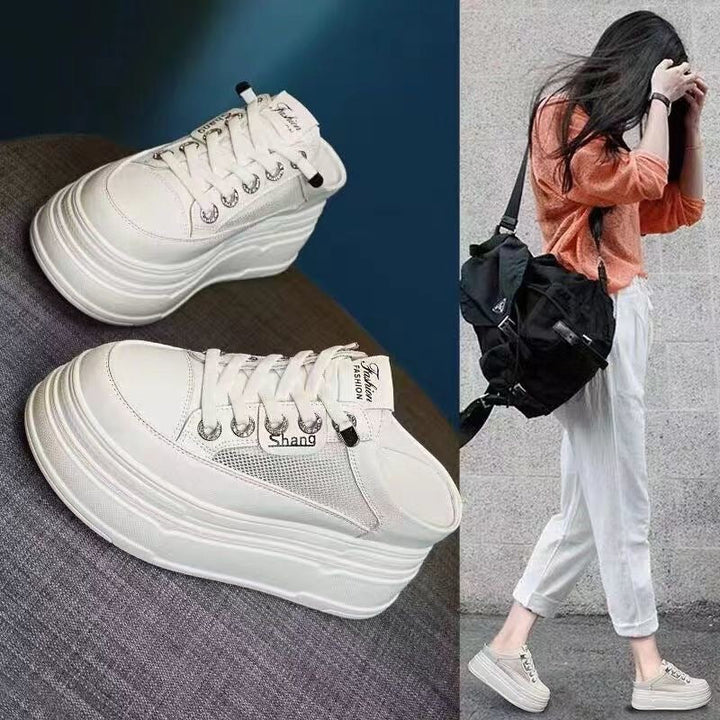 Damen Plateausneaker mit atmungsaktiver Mesh-Oberfläche und trendigem Design Echo Archiv