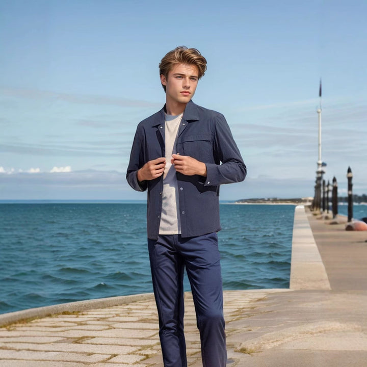Herren technische Freizeitjacke mit praktischen Taschen und leichtem Material Echoarchiv