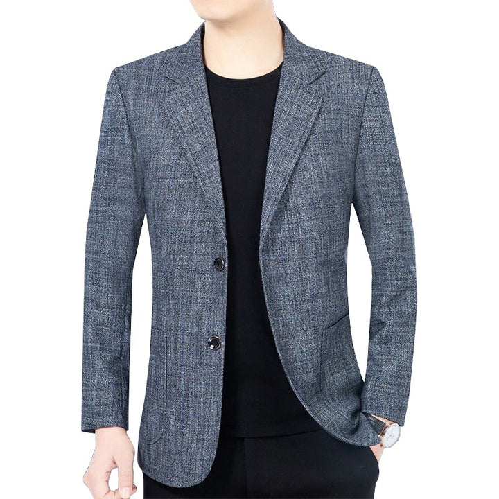 Herren Slim Fit Jacke mit Elegantem Muster Echoarchiv