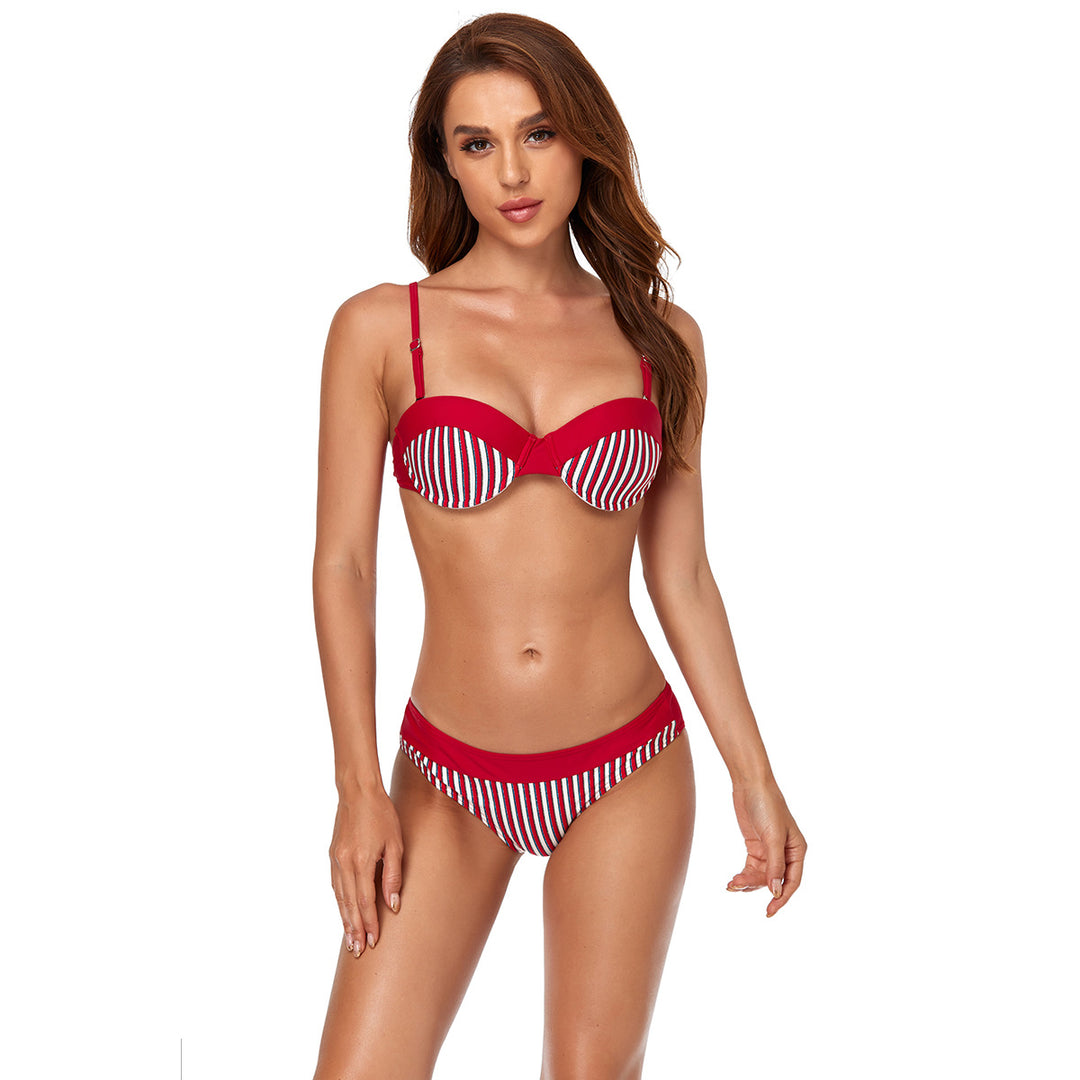 Damen Bikini mit elegantem Bügel-Oberteil und klassischem Bikini-Unterteil Echo Archiv
