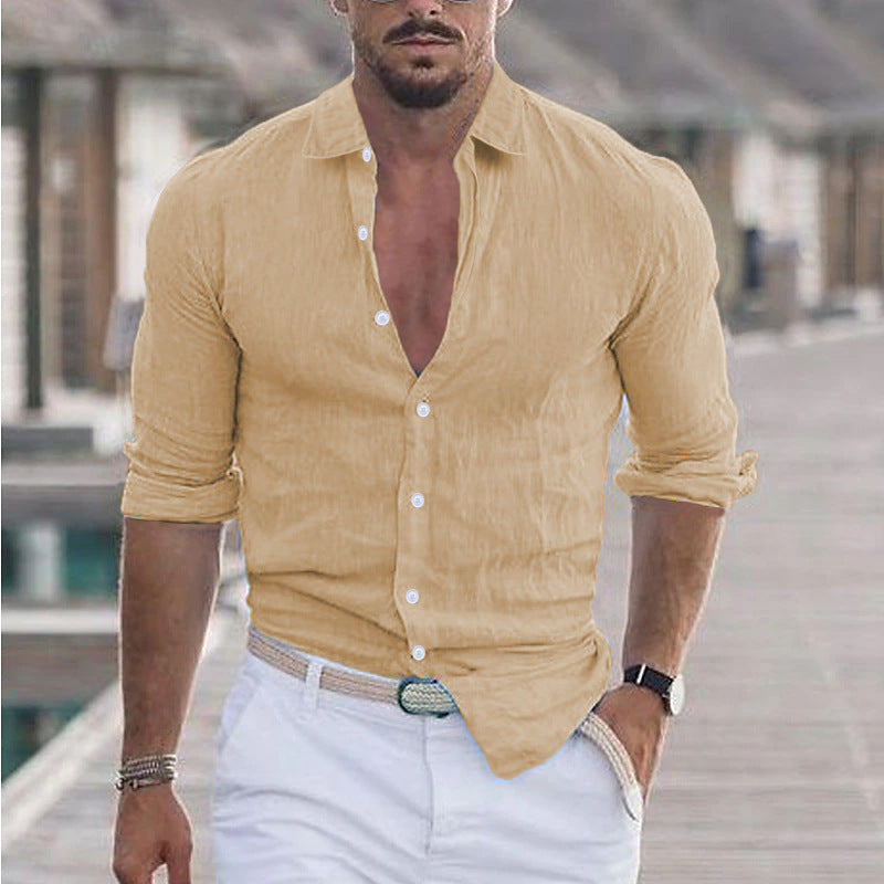 Herren Premium Hemd mit Echoarchivrnem Slim-Fit Schnitt und hautfreundlicher Textur Echoarchiv