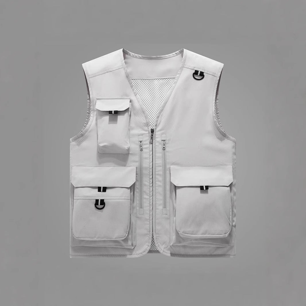 Herren Multifunktionale Outdoor-Weste mit zahlreichen Taschen Echo Archiv