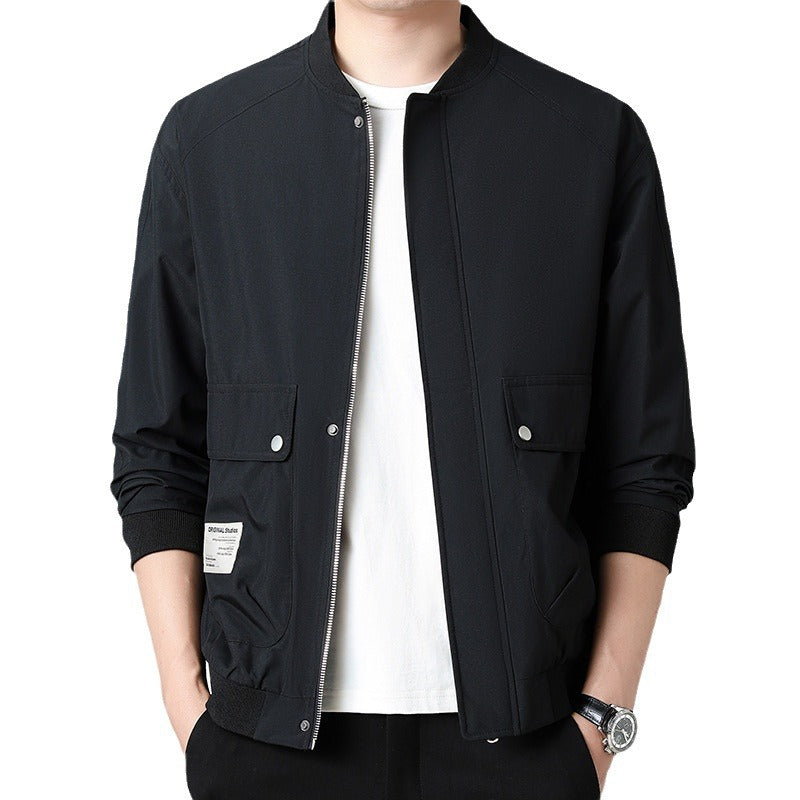 Herren Sportliche Bomberjacke mit Taschen Echo Archiv