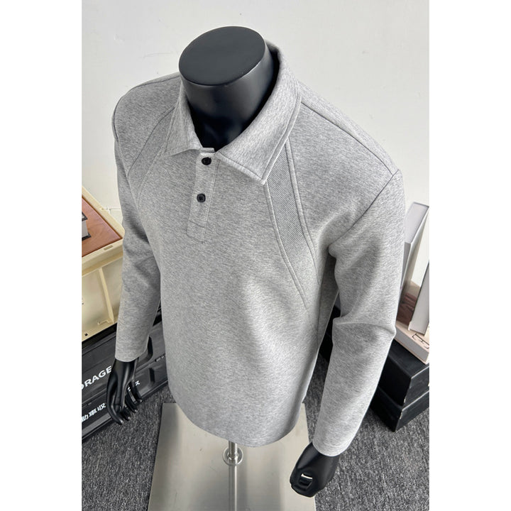 Herren Sport Langarm Polo Shirt Echo Archive
