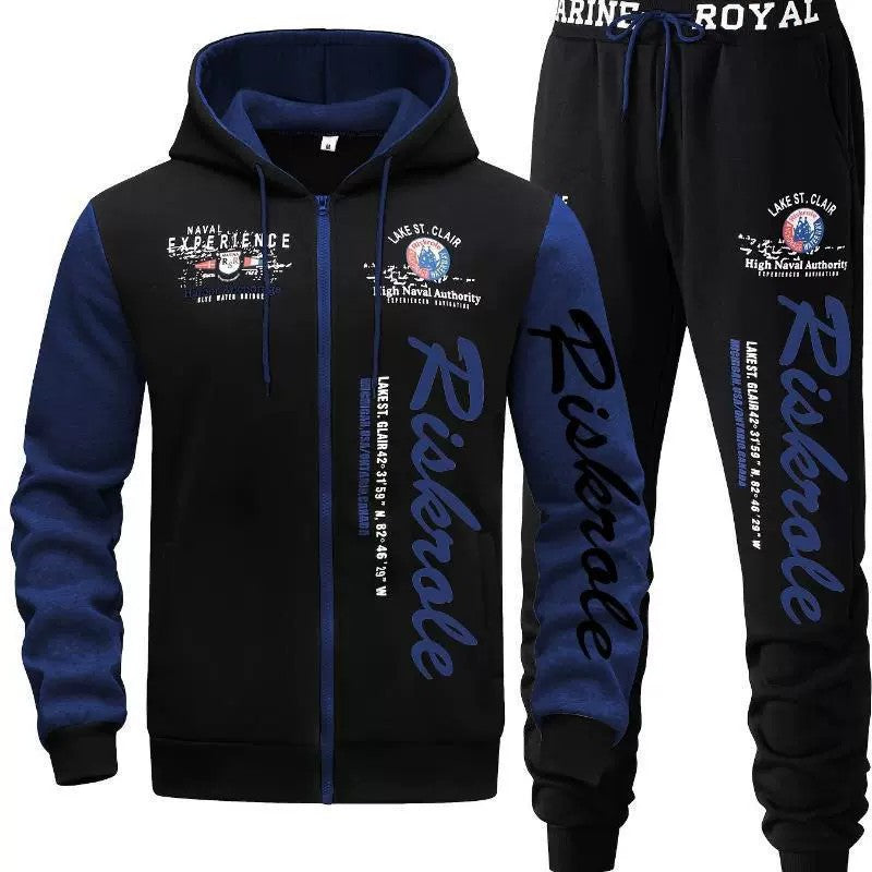 Herren Sportlicher Hoodie- und Jogginghosen-Set Echo Archiv