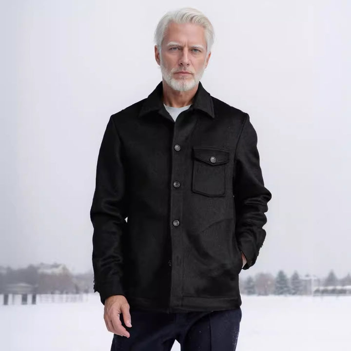 Herren Wolljacke im stilvollen Vintage-Look Echoarchiv