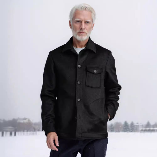 Herren Wolljacke im stilvollen Vintage-Look Echoarchiv