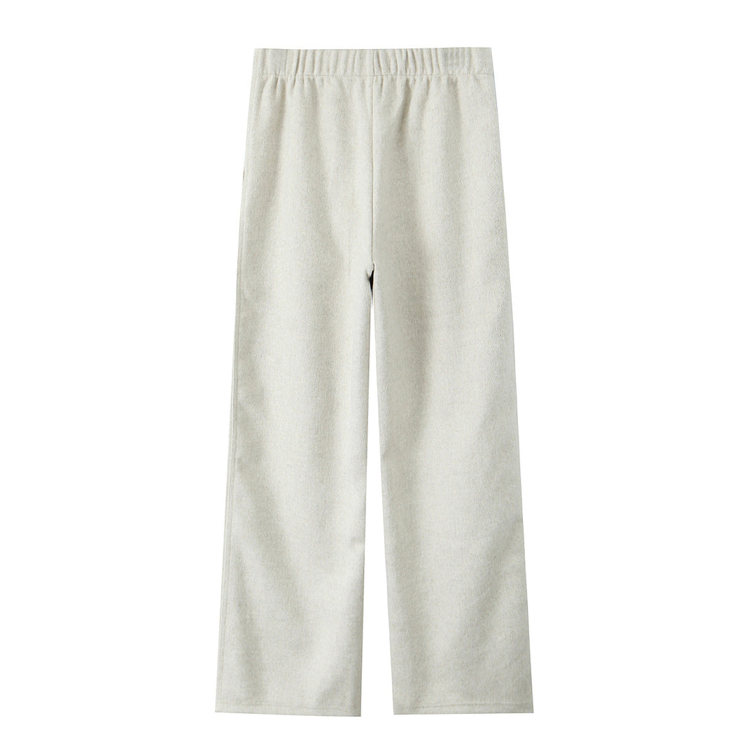 Damen Weite Jersey-Hose mit hohem Bund und elastischem Gummizug Echo Archiv