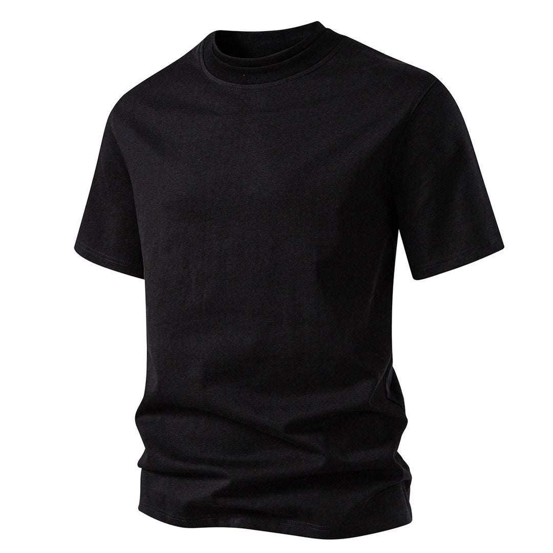 Herren Rundhalsshirt aus hochwertiger Baumwolle mit minimalistischem Design Echoarchiv