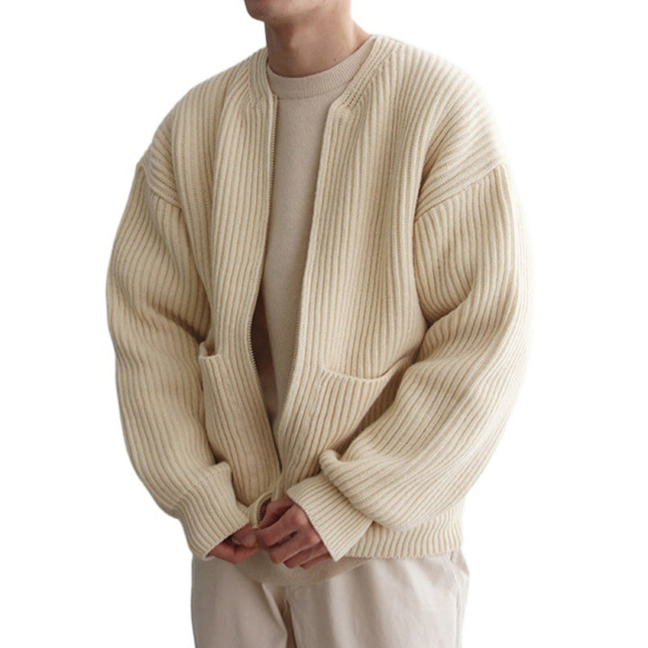 Damen Modische Strickjacke mit Reißverschluss Echo Archiv