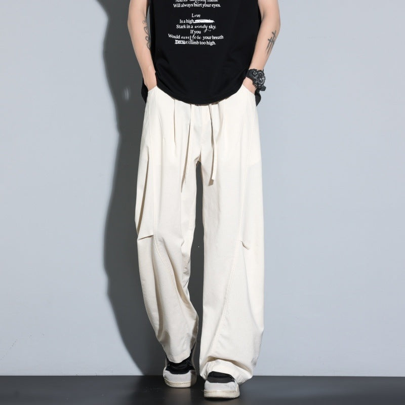 Damen Weite Lagen-Loungehose mit Cargo-Details & elastischem Tunnelzug Echoarchiv