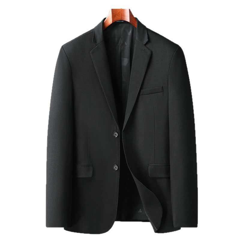 Herren Schlankes knitterarmes Business-Sakko mit Notch-Revers – Tianoro