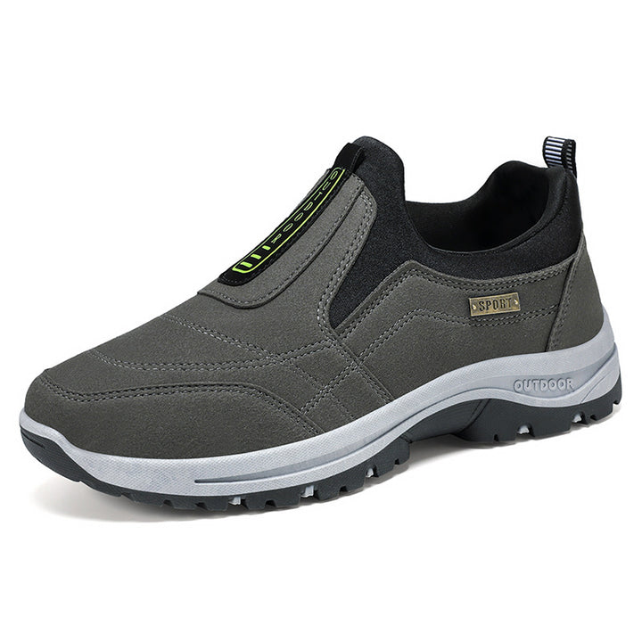 Herren nan strapazierfähiger Slip-On Outdoor-Wanderschuh mit wasserabweisender Mikrofaseroberfläche und griffiger Profilsohle Echo Archiv