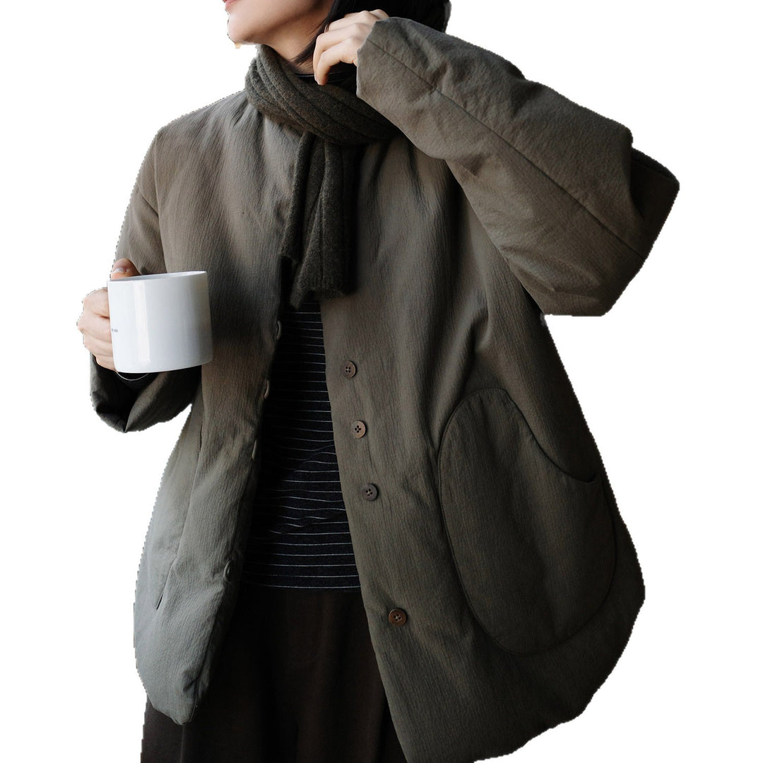 Damen Modische Übergangsjacke mit hohem Kragen Echoarchiv 1789269004