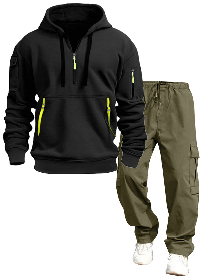 Herren lässiger Kapuzenpullover und Jogginghose Echo Archiv